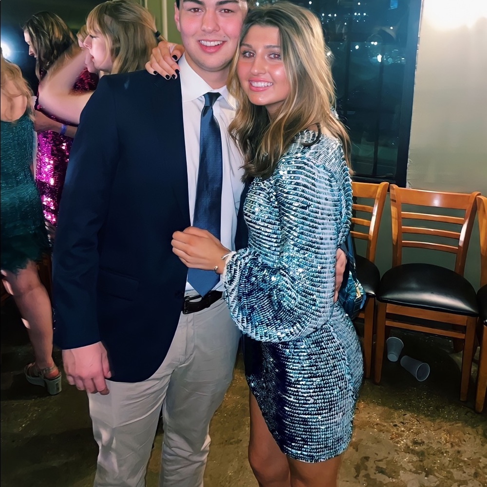 Retrofete Tara Dress in Blue